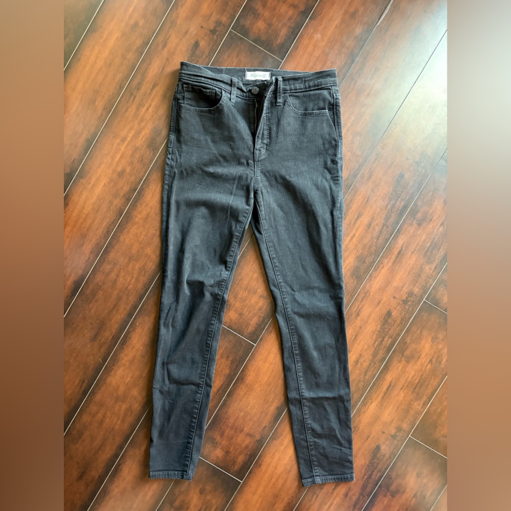 Madewell Charcoal roadtripper black Denim Pants 29T